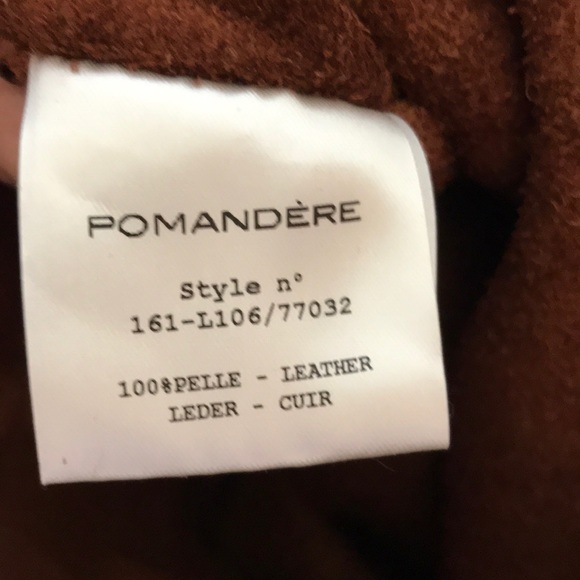 Pomandere Genuine Leather Italian Tote - Picture 6 of 8